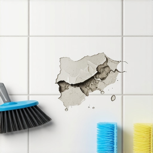 Why you should never use a wire brush on your bathroom grout