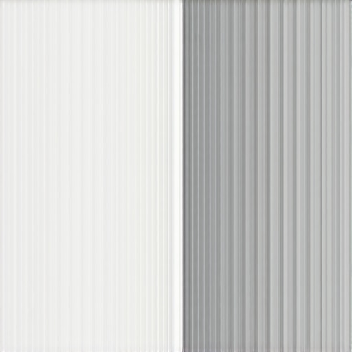 Close up of oxidized aluminum range hood filter compared to clean mesh.