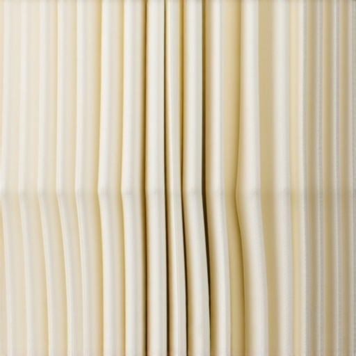 Close-up of a vacuum's HEPA filter covered in fine white drywall and silica dust after a home renovation.