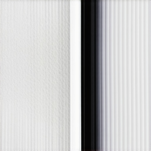 A side by side comparison of a dusty HEPA filter and a new one to demonstrate air filtration efficiency.