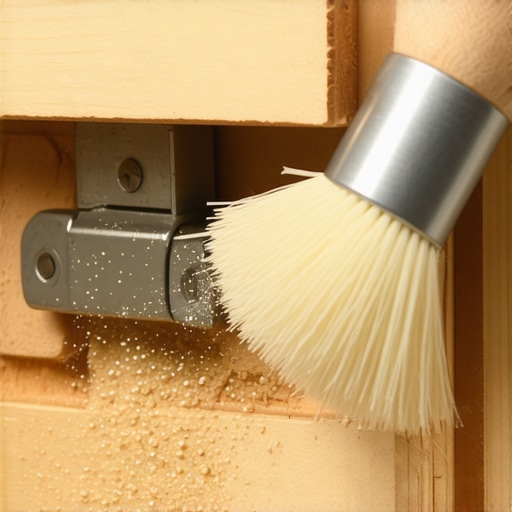 How to Clean Fine Sawdust Out of Cabinet Hinges and Drawer Glides