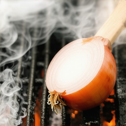 How to Clean a Dirty Outdoor Grill with an Onion