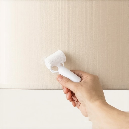 How to Clean a Dusty Fabric Lampshade with a Lint Roller