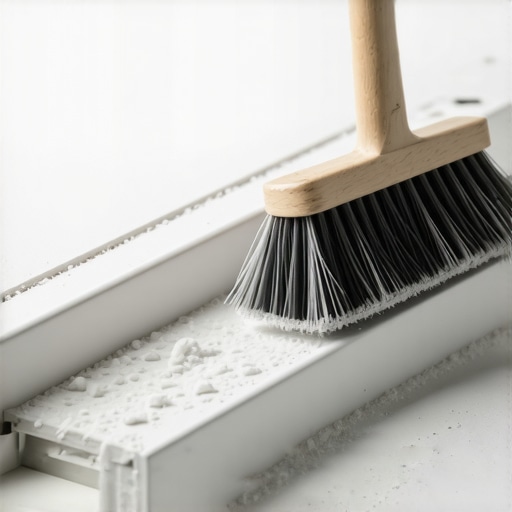 How to Get That Fine White Dust Out of Your New Window Tracks