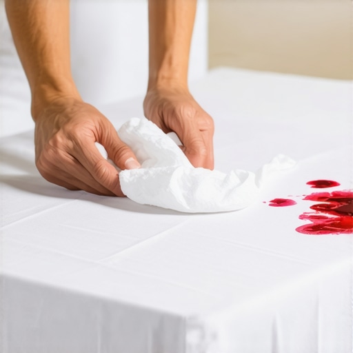 How to Remove Wine Stains from a White Tablecloth