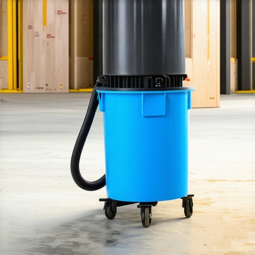 Industrial cleaning equipment for post-construction dust management.
