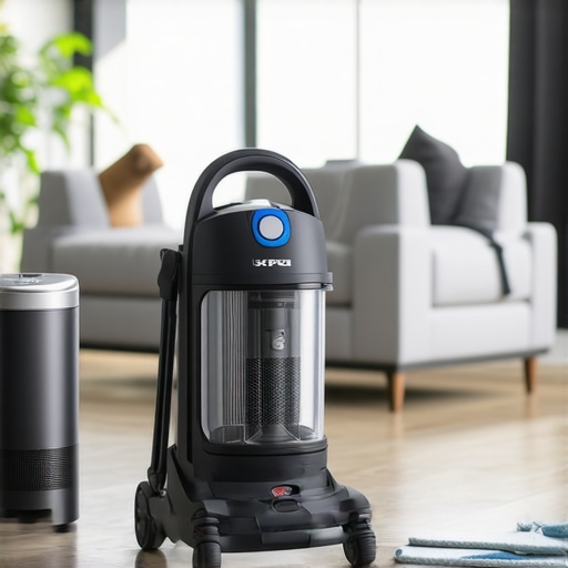 HEPA vacuum and microfiber cloths for post-construction cleaning maintenance