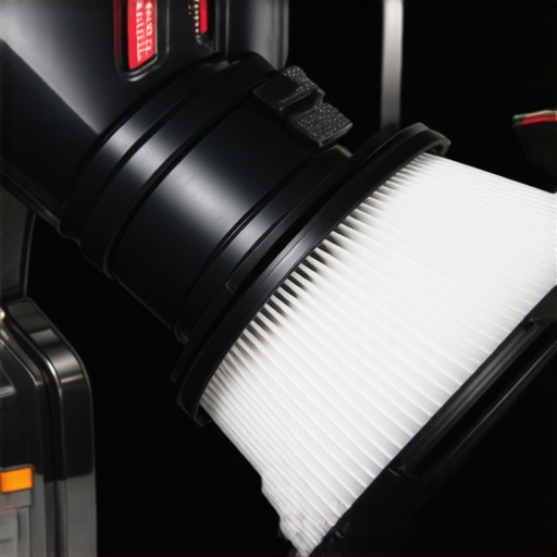 A person installing a high-quality HEPA filter into a vacuum cleaner to manage post-construction dust.