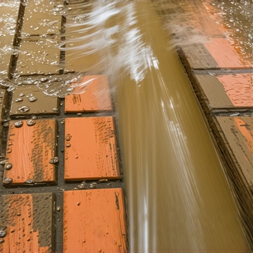 Removing Caked-On Mud from Porous Brick Entryways