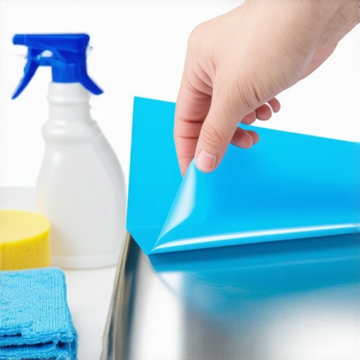 Removing Protective Film Residue from New Stainless Steel Appliances
