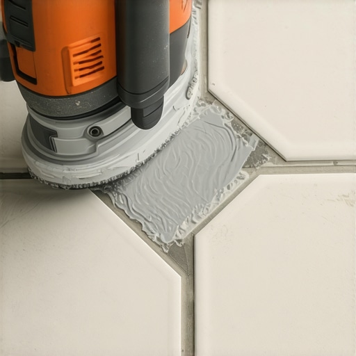 Removing Tile Adhesive From Grout Lines Without a Chisel