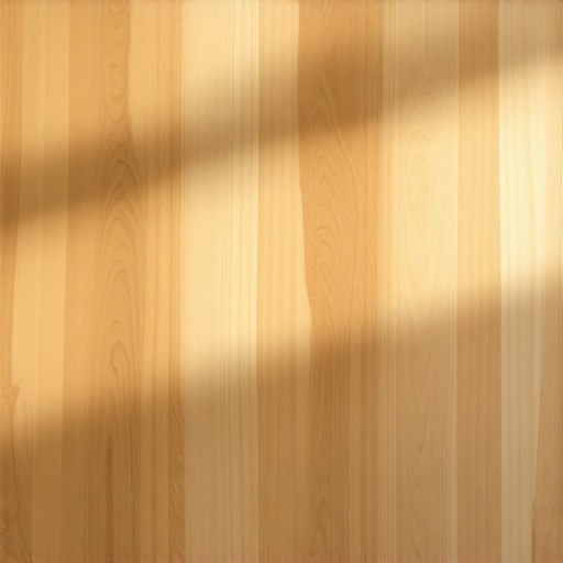Close-up of a streak-free and clear laminate wood floor reflecting natural light.