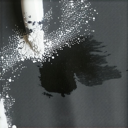 The Chalk Trick for Removing Grease Splatters from Clothing