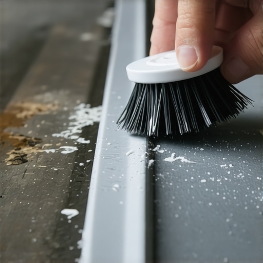 The Most Effective Way to Scrub Grimy Sliding Door Tracks