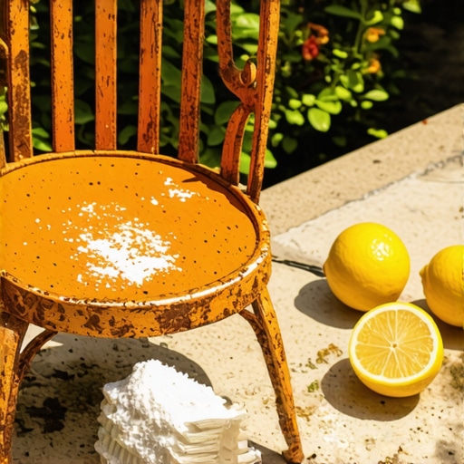 The Natural Way to Remove Rust from Outdoor Metal Furniture