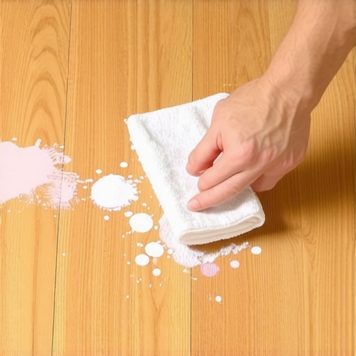 The Safest Way to Lift Paint Splatter From Hardwood Floors