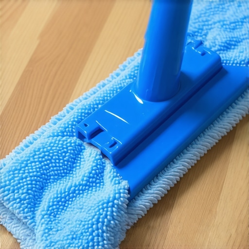 Microfiber mop cleaning detergent residue on luxury vinyl planks