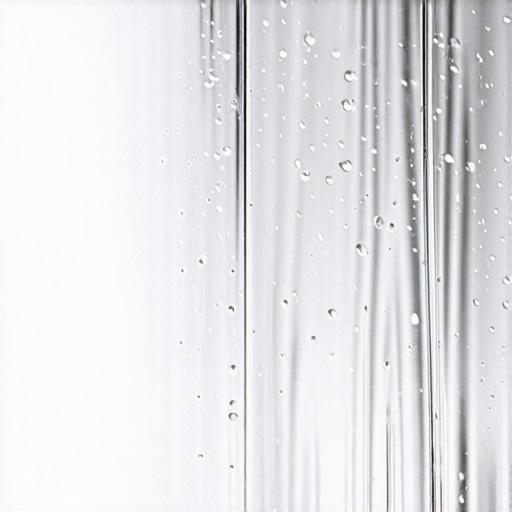 Close-up of a perfectly polished and dry stainless steel sink surface showing water beading.