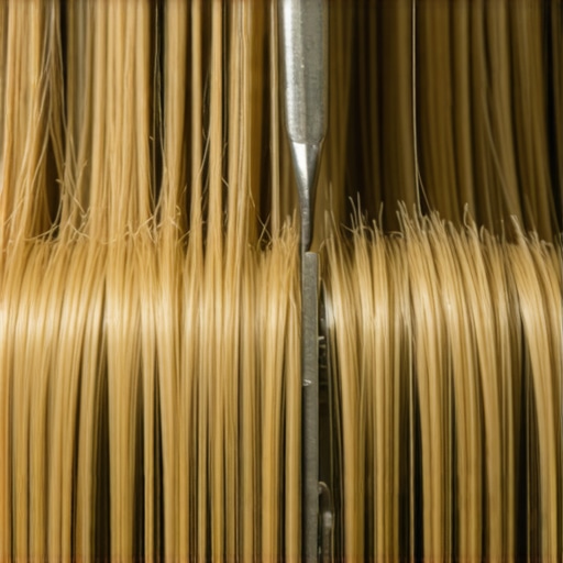 Using a seam ripper to clean a vacuum brush roll.